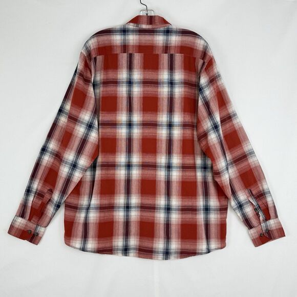 WRANGLER Mens Shirt XL Red Check Cotton - Picture 2 of 16